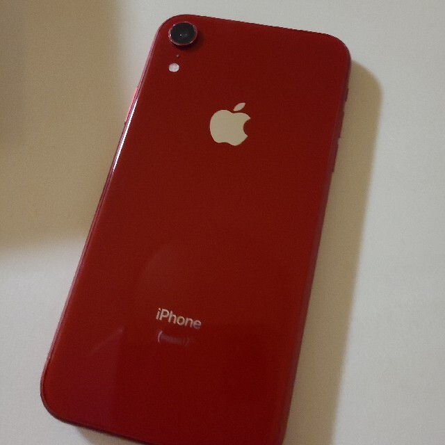 iPhone - iphone XR RED 64GB美品 SIMフリーの通販 by a｜アイフォーン