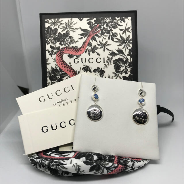 Gucci(グッチ)のGUCCI ピアス　猫　Blind for Love レディースのアクセサリー(ピアス)の商品写真