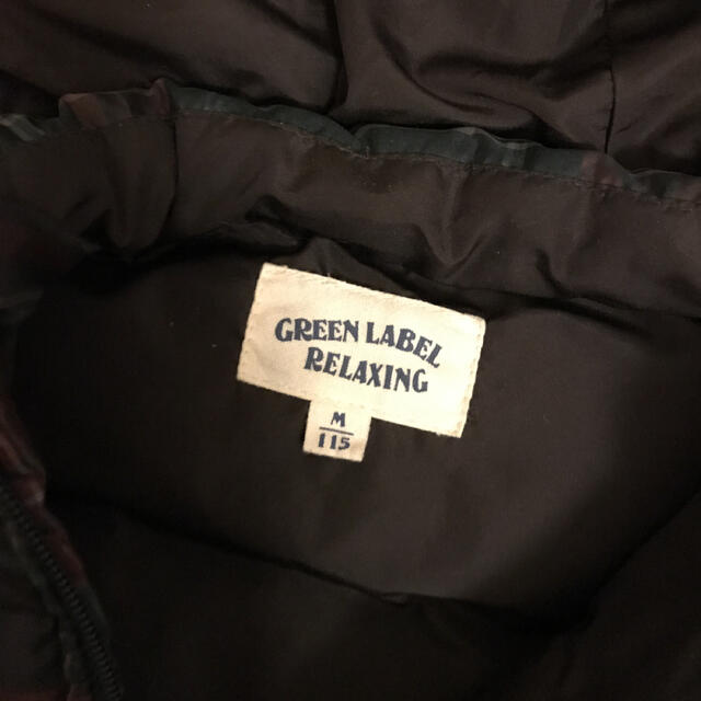 UNITED ARROWS green label relaxing(ユナイテッドアローズグリーンレーベルリラクシング)の【まんまる様専用】ダウンジャンパー　115 キッズ/ベビー/マタニティのキッズ服男の子用(90cm~)(ジャケット/上着)の商品写真