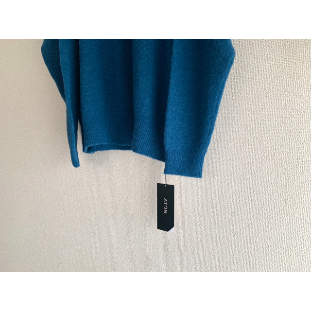 ATON Alpaca Wool Crew Neck Knit メンズのトップス(ニット/セーター)の商品写真