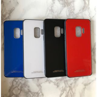 ギャラクシー(Galaxy)のシンプル&耐衝撃背面9Hガラスケース GalaxyS9/GalaxyS9+(Androidケース)