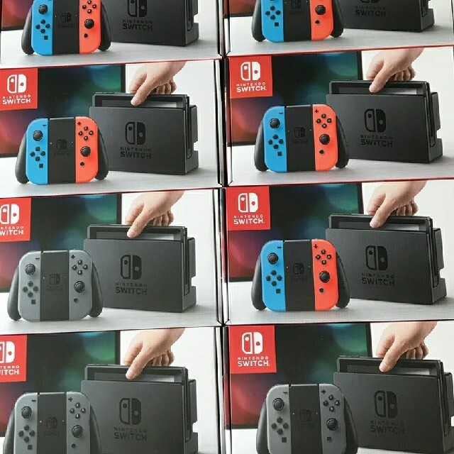 新品未開封　任天堂スイッチ　ネオン5台　ブラック5台ゲームソフト/ゲーム機本体