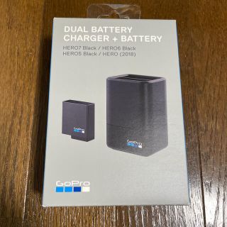 ゴープロ(GoPro)のGoPro DUAL BATTERY CHARGER +BATTERY (バッテリー/充電器)