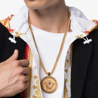 値下げ可」VERSACE メドゥーサ ゴールドネックレス チェーン - www