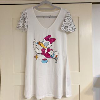 スパイラルガール(SPIRAL GIRL)のデイジーダック　 ワンピースTシャツ　チュニック　ディズニー　disney(Tシャツ(半袖/袖なし))