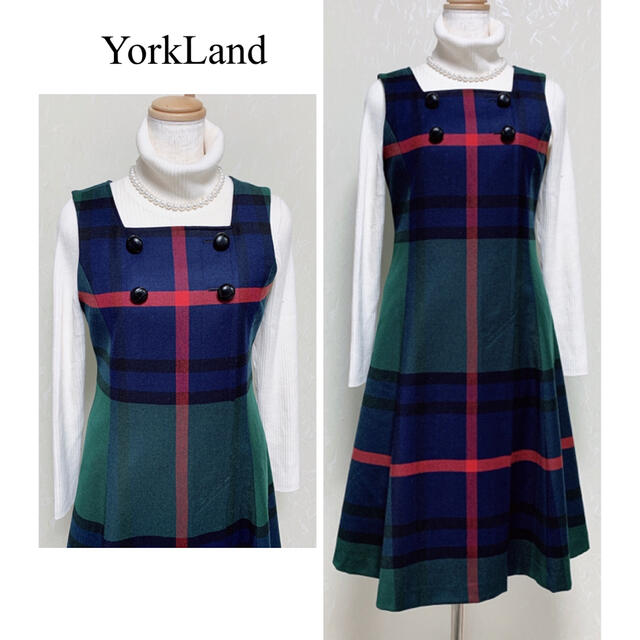 Yorkland(ヨークランド)の美品　ヨークランド　ワンピース　ロングワンピース　サイズ9 レディースのワンピース(ロングワンピース/マキシワンピース)の商品写真