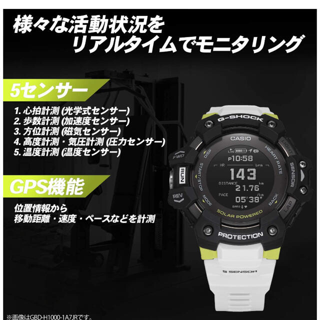 送料無料　G-SHOCK ジーショック GBD-H1000-1A4JR