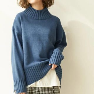 ロペピクニック(Rope' Picnic)の新品タグ付　新品タグ付　バックスリットハイネックニットプルオーバー(ニット/セーター)