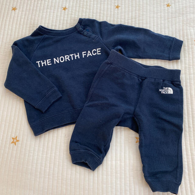 THE NORTH FACE(ザノースフェイス)のノースフェイスベビー★スウェットセットアップ キッズ/ベビー/マタニティのベビー服(~85cm)(トレーナー)の商品写真