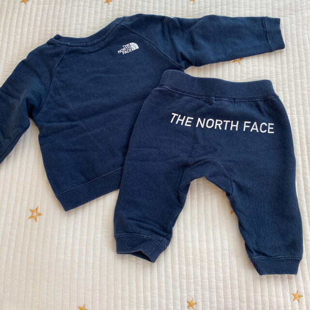 THE NORTH FACE(ザノースフェイス)のノースフェイスベビー★スウェットセットアップ キッズ/ベビー/マタニティのベビー服(~85cm)(トレーナー)の商品写真