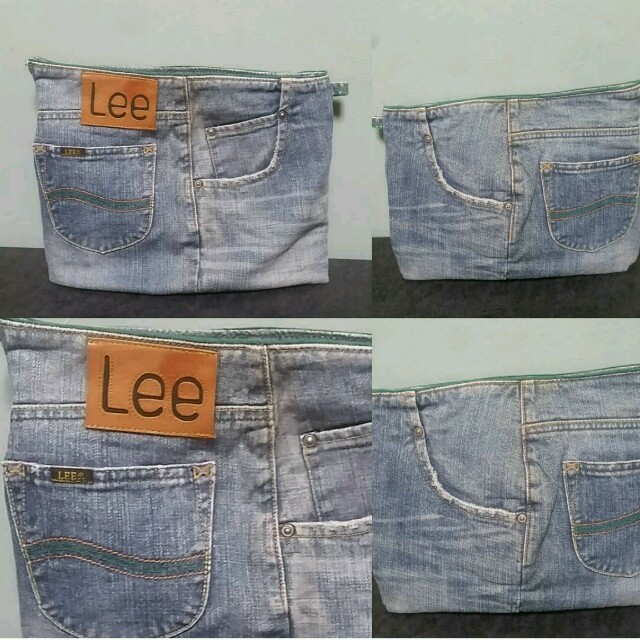 Lee(リー)のLee デニムリメイククラッチバッグ レディースのバッグ(クラッチバッグ)の商品写真