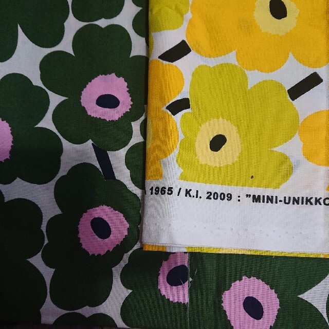Marimekko マリメッコ 生地 2種類の通販 By ゆゆみー S Shop マリメッコならラクマ