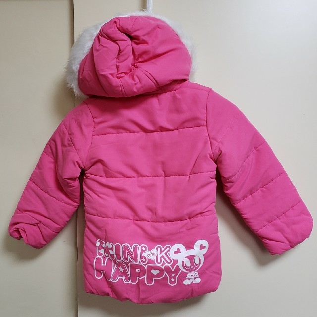 MINI-K(ミニケー)のフェイクファー　あったかコート　１２０ キッズ/ベビー/マタニティのキッズ服女の子用(90cm~)(コート)の商品写真