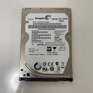 中古ハードディスク HDD 500GB ノートPC用(PCパーツ)