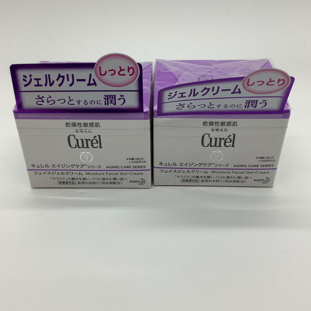 Curel(キュレル)のキュレル エイジングケア ジェルクリーム（しっとり） 40g 2個セット コスメ/美容のスキンケア/基礎化粧品(フェイスクリーム)の商品写真