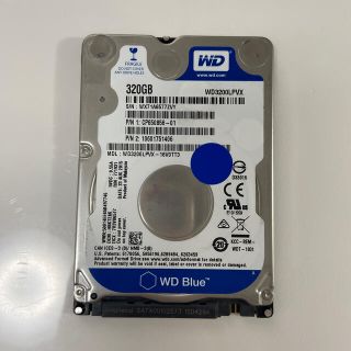 中古ハードディスク HDD 320GB ノートPC用(PCパーツ)