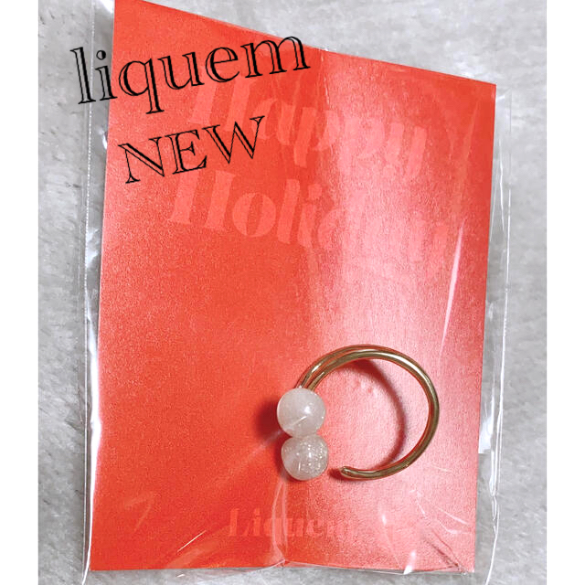 liquem 2020冬新作Liquem / チェリーリング（WTラメ） レディースのアクセサリー(リング(指輪))の商品写真