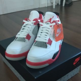 ナイキ(NIKE)のNIKE ナイキ エアジョーダン4 Fire Red Air jordan4(スニーカー)