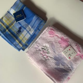 ポロラルフローレン(POLO RALPH LAUREN)の未使用ハンカチ2枚(ハンカチ)