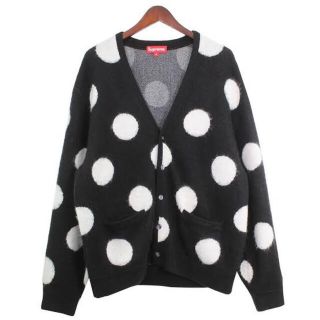 シュプリーム(Supreme)のsupreme Brushed Polka Dot Cardigan L(カーディガン)