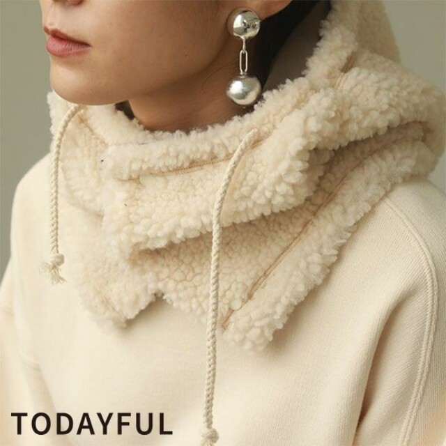 TODAYFUL(トゥデイフル)の12/3朝迄値下げ　todayful　Foodie Boa Snood レディースのファッション小物(スヌード)の商品写真