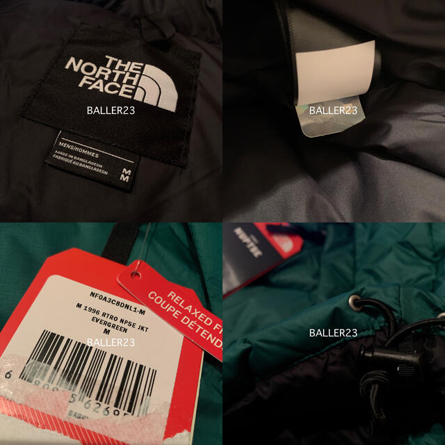 海外限定 US M THE NORTH FACE 1996 ヌプシダウン EG