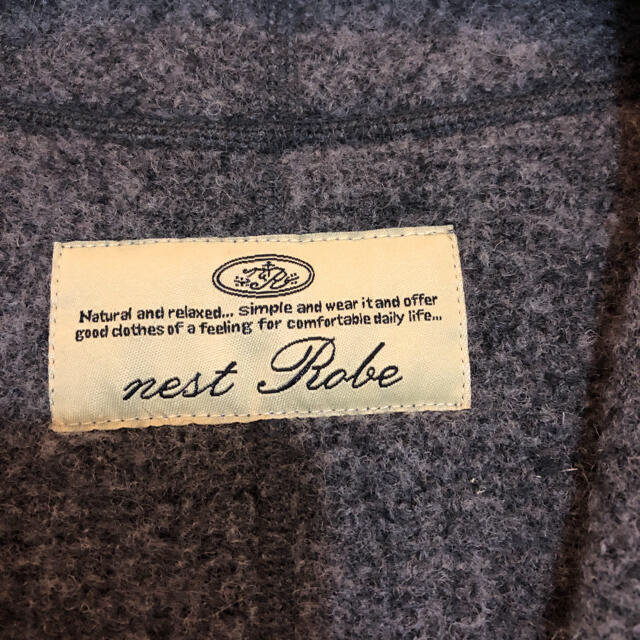2022在庫 nest ナッピングウールコート グレーの通販 by ESPERANZA's shop｜ネストローブならラクマ Robe - nest robe/ 再入荷特価