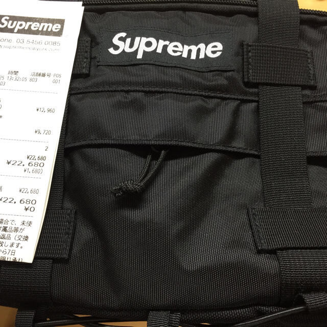 Supreme waist bag 2019fw ブラック