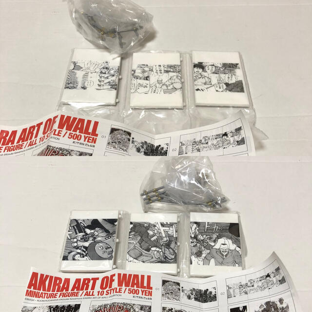 AKIRA PRODUCTS(アキラプロダクツ)のAKIRA ART OF WALL ガチャ　 エンタメ/ホビーのおもちゃ/ぬいぐるみ(キャラクターグッズ)の商品写真