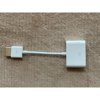 アップル(Apple)の【値下げ】Apple HDMI - DVIアダプタ(PC周辺機器)