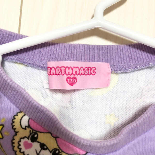 EARTHMAGIC(アースマジック)の［110]  EARTHMAGIC トレーナー　USED 女の子 girl キッズ/ベビー/マタニティのキッズ服女の子用(90cm~)(Tシャツ/カットソー)の商品写真