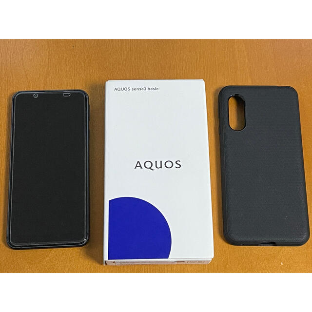 AQUOS sense3 basic ブラック 32 GB SIMフリー化済スマートフォン/携帯電話