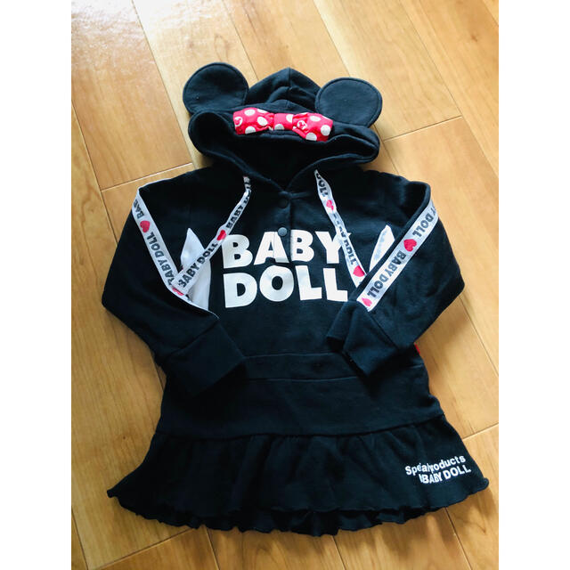 BABYDOLL(ベビードール)の【専用】ベビードール　ミニー　ワンピース　チュニック キッズ/ベビー/マタニティのベビー服(~85cm)(ワンピース)の商品写真