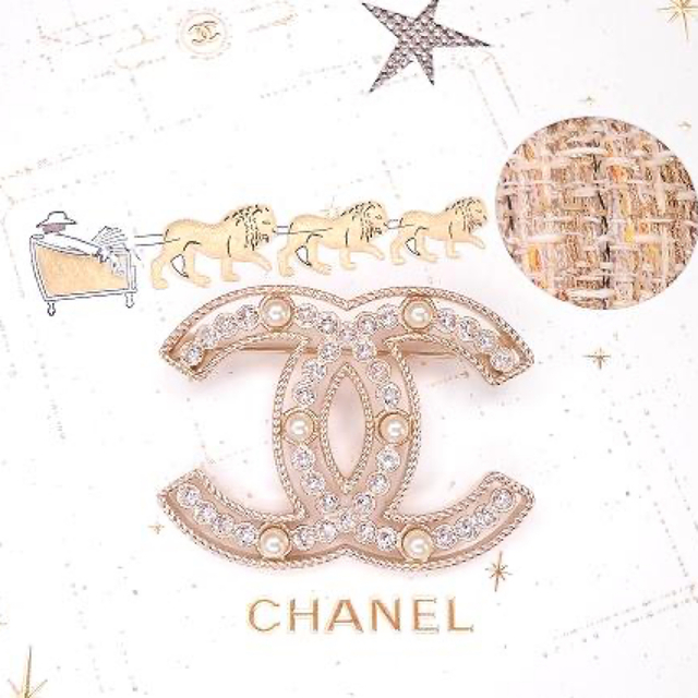 ❤️CHANEL❤️2020パール&クリスタル最終お値下げ????CCブローチ