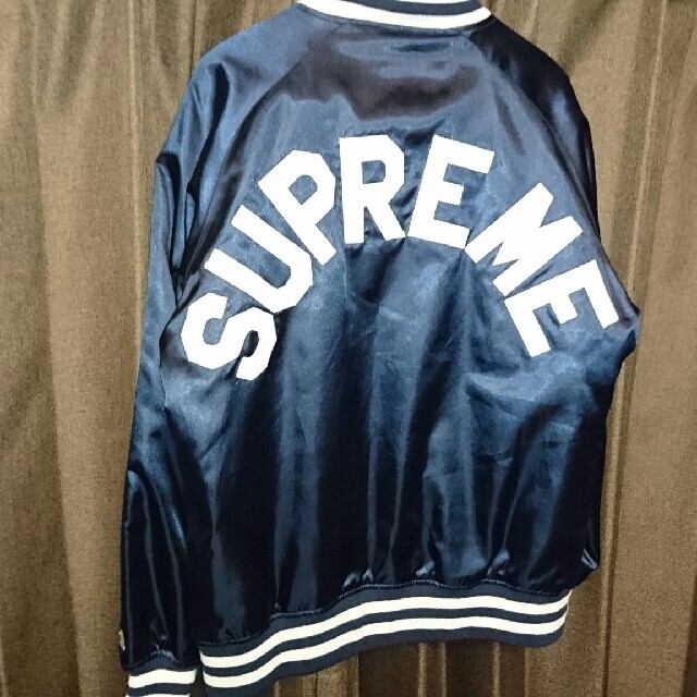 専用 13ss supreme champion satin jacket - ブルゾン