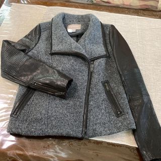 バナナリパブリック(Banana Republic)の試着程度美品！バナナリパブリック　羊革　ライダースジャケット(ライダースジャケット)