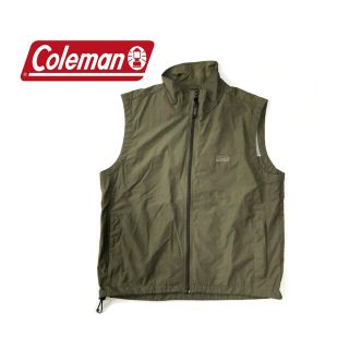 コールマン(Coleman)のColeman コールマン　ナイロン　ベスト　カーキ　Mサイズ(ベスト)