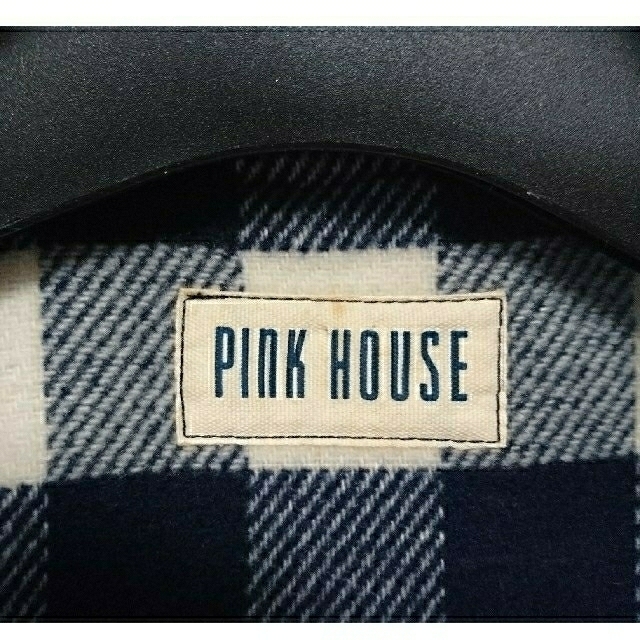 PINK HOUSE(ピンクハウス)のピンクハウス ブロックチェック ダッフルコート レディースのジャケット/アウター(ダッフルコート)の商品写真