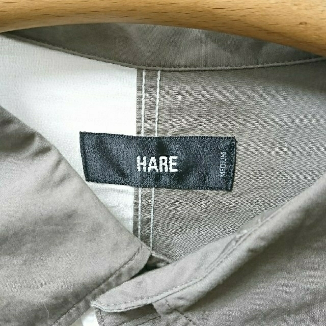 HARE(ハレ)のハレ/HARE センターキリカエオーバーシャツ メンズのトップス(シャツ)の商品写真