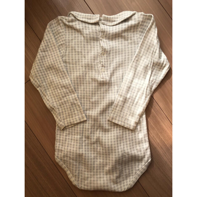 PETIT BATEAU(プチバトー)のPETIT BATEAU プチバトー　襟付きロンパース　86cm キッズ/ベビー/マタニティのベビー服(~85cm)(ロンパース)の商品写真