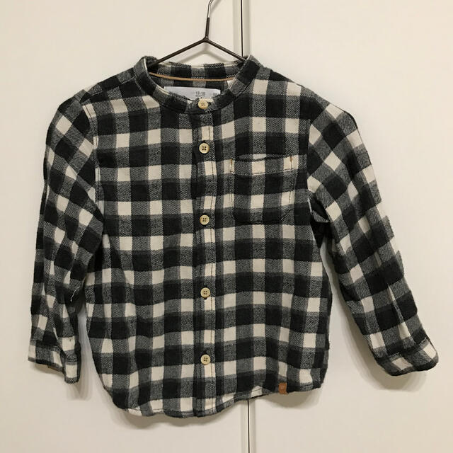 ZARA KIDS(ザラキッズ)の【さち様】ZARA baby チェックシャツ　86㎝ キッズ/ベビー/マタニティのベビー服(~85cm)(シャツ/カットソー)の商品写真