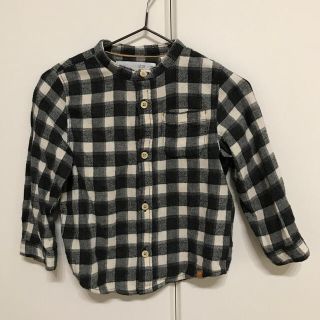 ザラキッズ(ZARA KIDS)の【さち様】ZARA baby チェックシャツ　86㎝(シャツ/カットソー)