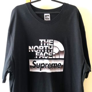 シュプリーム(Supreme)のsupreme the north face コラボtシャツ　美品(Tシャツ/カットソー(半袖/袖なし))