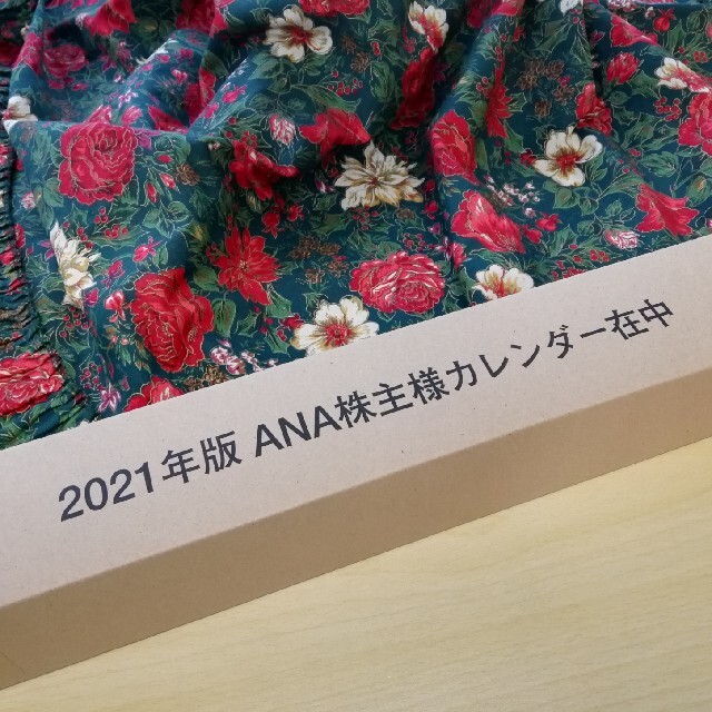 ANA(全日本空輸)(エーエヌエー(ゼンニッポンクウユ))の未開封　2021年　ANA株主様カレンダー インテリア/住まい/日用品の文房具(カレンダー/スケジュール)の商品写真