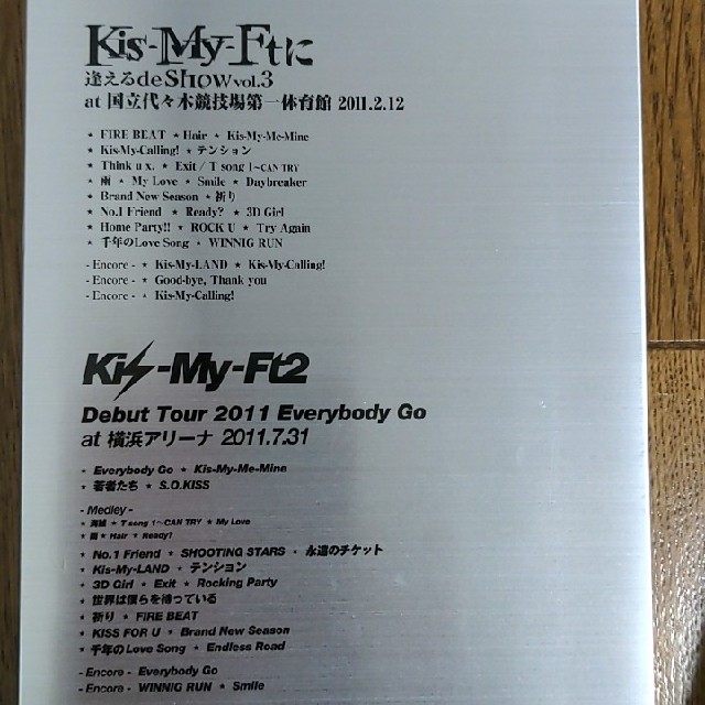 Kis-My-Ft2(キスマイフットツー)のKis-My-Ft2 初 DVD ！ デビュー前魂とデビュー魂の2点セットBOX エンタメ/ホビーのDVD/ブルーレイ(舞台/ミュージカル)の商品写真