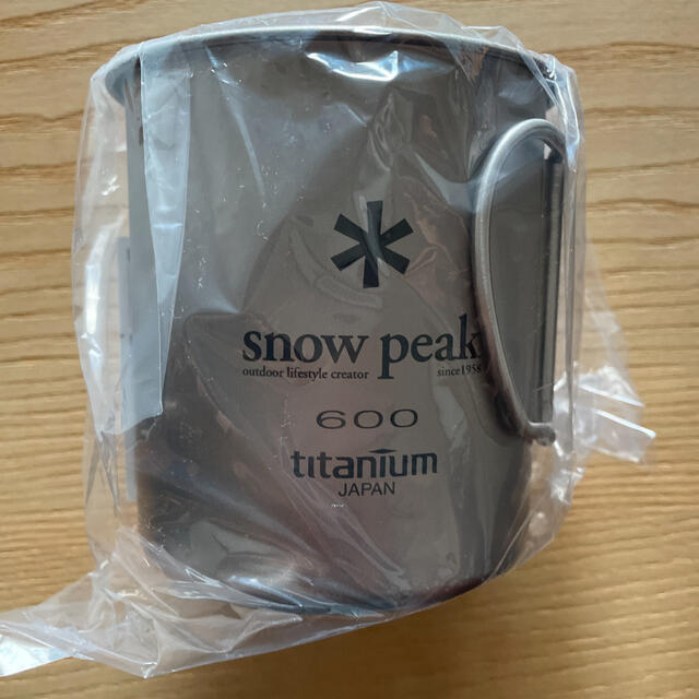 新品　peak　600　チタンシングル　snow　マグ　スノーピーク　食器