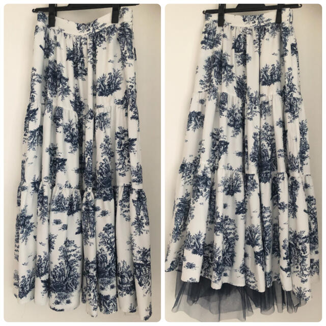 《即日発送》Ameri VINTAGE TULLE DOCKING SKIRT