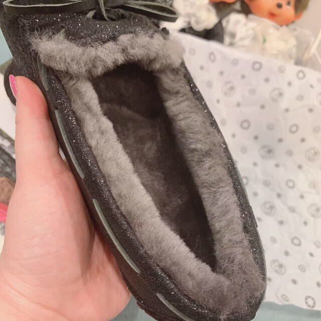 日本初登録!激安 LUXURY UGG アグ ムートン モカシン ダコタ24cm 3