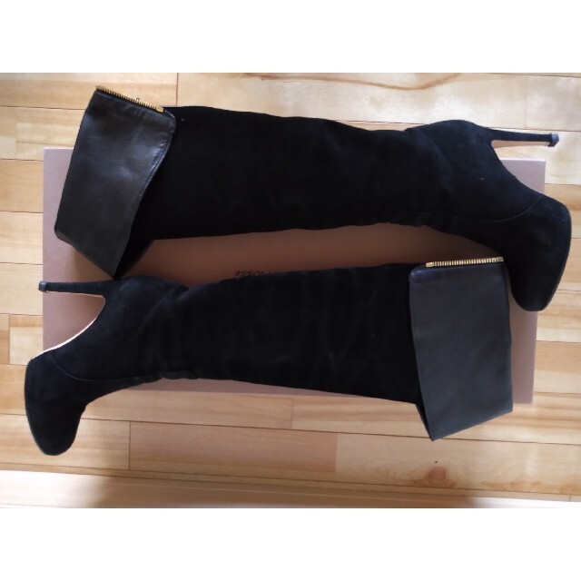 Gianvito Rossiジャンヴィトロッシ⭐折り返しブーツ36