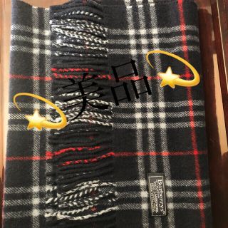 バーバリー(BURBERRY)のセール価格💫Burberrys ノバチェック マフラー 美品 ネイビー(マフラー/ショール)